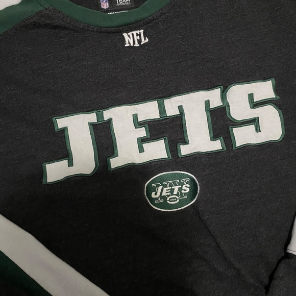 New York Jets Long Sleeve Pull Over - Picture 2 of 3